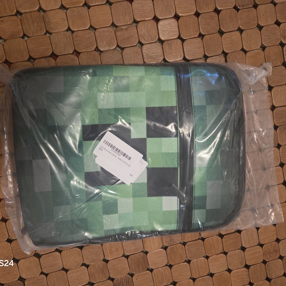 Green Pixelated Laptop Sleeve